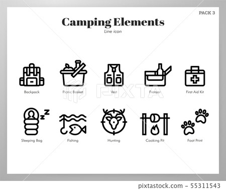 Camping elements Line pack Camping elements Line pack 55311543