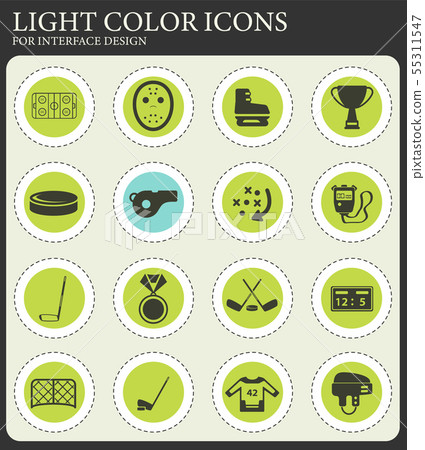 Hockey simply icons Hockey simply icons 55311547