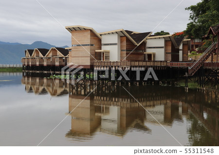 Water Cottage Inle Lake Myanmar Water Cottage Inle Lake Myanmar 55311548
