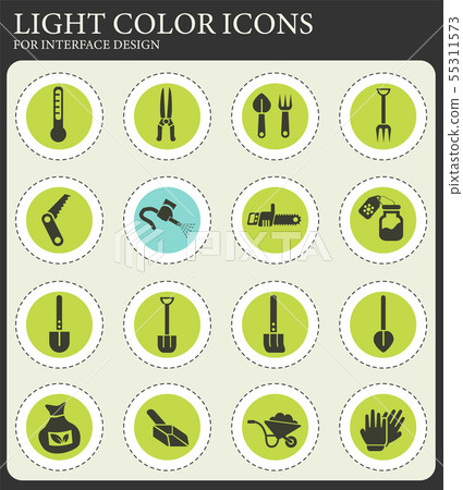 garden tools icon set garden tools icon set 55311573