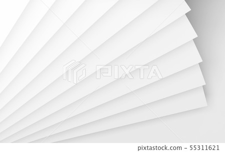 Abstract white digital background, 3d layers 55311621