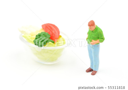 Salad and person 55311818