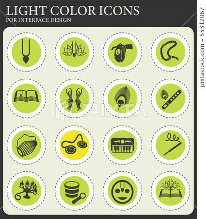 hare krishna icon set hare krishna icon set 55312067
