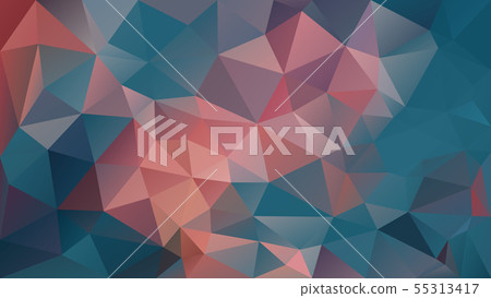 vector irregular polygon background blue coral 55313417