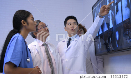 Medical concept. Medical groups are sharing Medical concept. Medical groups are sharing 55313572
