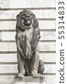 Lion statue in Budapest 55314833