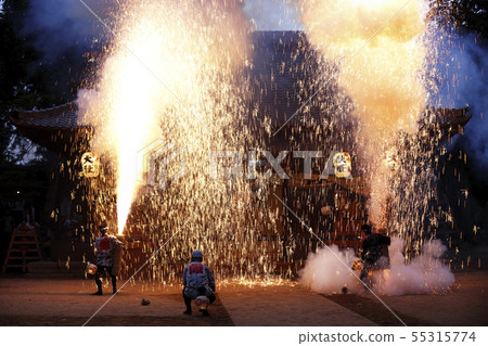 Summer festival hand tube fireworks Summer festival hand tube fireworks 55315774