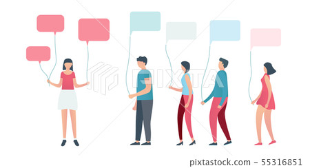 Social media or social network illustration Social media or social network illustration 55316851