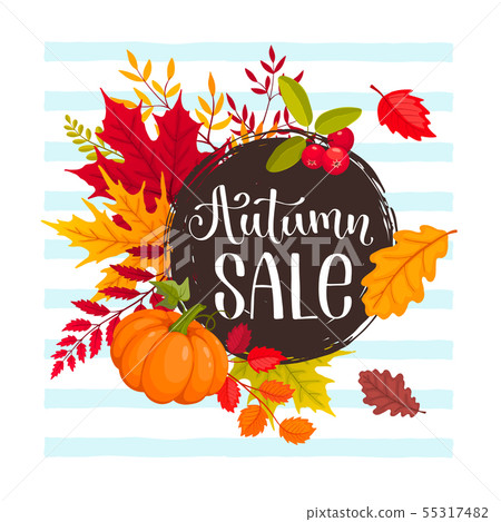 autumn sale design autumn sale design 55317482