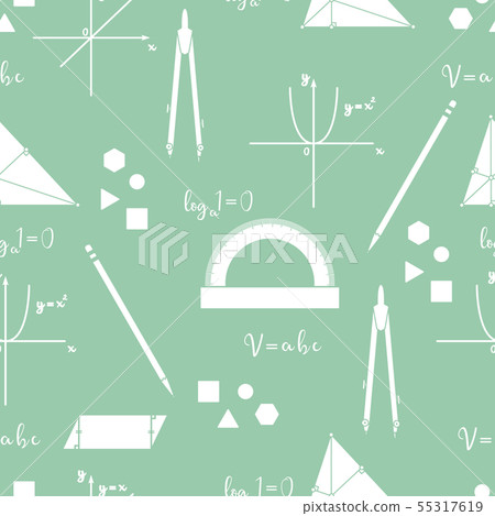 Mathematical scientific vector seamless pattern Mathematical scientific vector seamless pattern 55317619