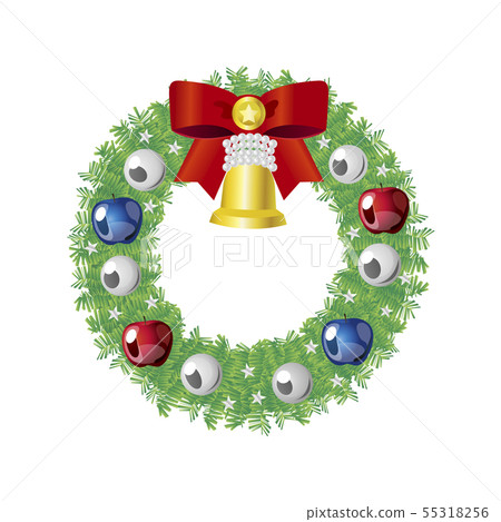 Christmas wreath 4 (red ribbon) Christmas wreath 4 (red ribbon) 55318256