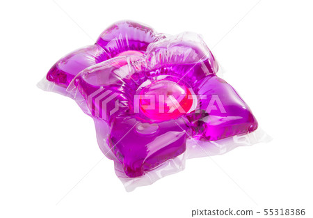 washing capsule isolated 55318386