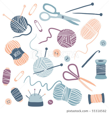 Handmade Kit Icons Set 55318582