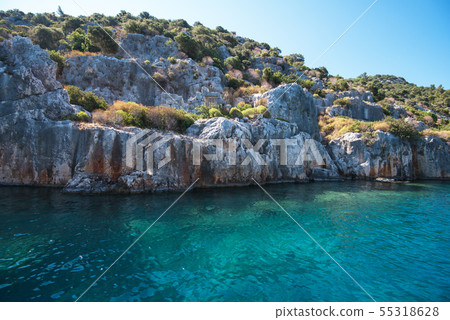 ancient city on the Kekova ancient city on the Kekova 55318628