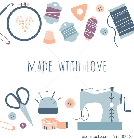Made with love. Hobby tools poster 55318700