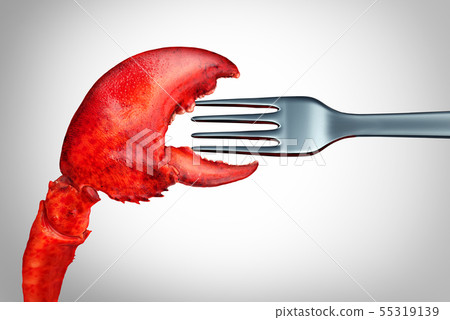 Eating Lobster Eating Lobster 55319139