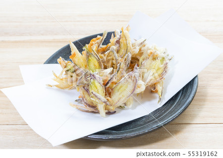 Tempura of ginger 55319162