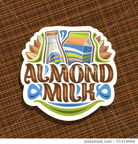 Vector logo for Almond Milk 55319499