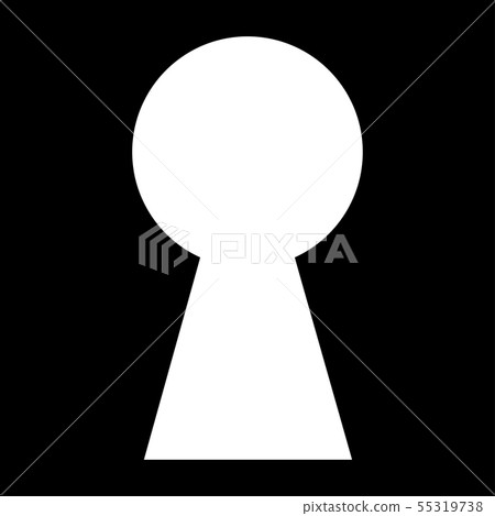Keyhole icon vector. Key hole symbol, logo illustration. Keyhole icon vector. Key hole symbol, logo illustration. 55319738