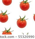 cherry tomato seamless pattern 55320990