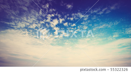 Sky and clouds tropical panorama 55322326