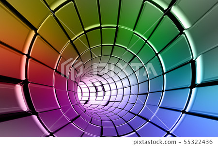 Rainbow colors technology background 55322436