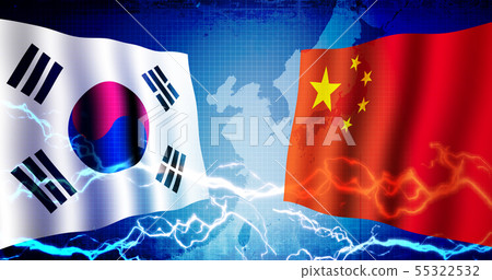 Korea and China political conflict / international issues image banner Korea and China political conflict / international issues image banner 55322532