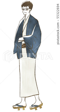Yukata Men-Ryokan-Hot Springs 55322694