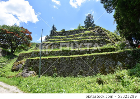 Iwamura castle six steps wall Iwamura castle six steps wall 55323289