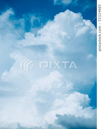 Clear sky and clouds 55324665