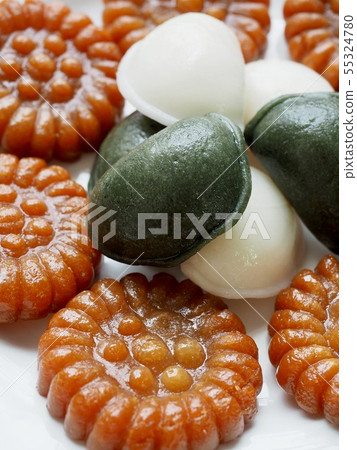 韓國傳統食品Songpyeon和醫學 韓國傳統食品Songpyeon和醫學 55324780