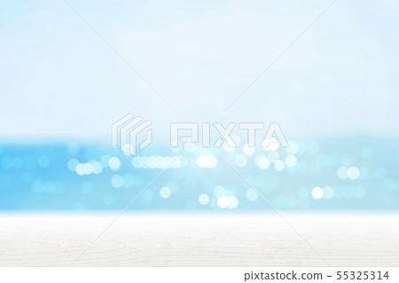 Summer bokeh beach background Summer bokeh beach background 55325314