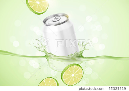 Lime flavor beverage ads 55325319