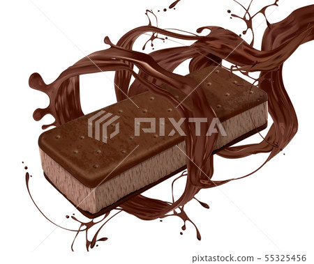 Ice cream sandwich cookie Ice cream sandwich cookie 55325456