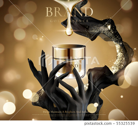 Golden cream jar ads Golden cream jar ads 55325539