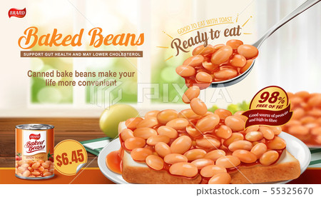 Baked beans on toast ads Baked beans on toast ads 55325670