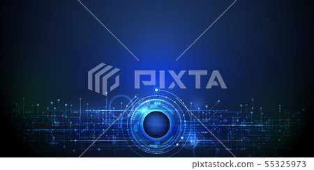 Hi-tech digital technology concept Hi-tech digital technology concept 55325973