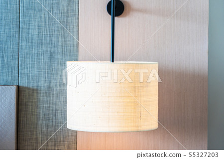 Light lamp on wall decoration interior 55327203