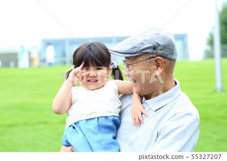 Cute grandson 55327207