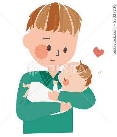 爸爸和孩子 55327236