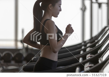 treadmill, treadmills, a treadmill 55327319