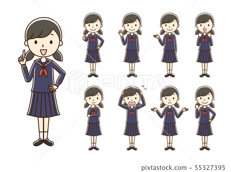 Female student set 55327395