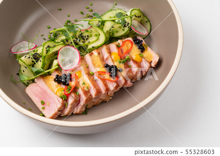 salad, tuna, fish 55328603