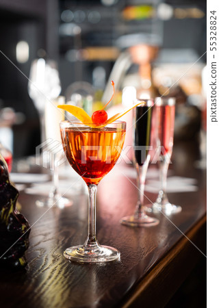 creative cocktails in the bar creative cocktails in the bar 55328824