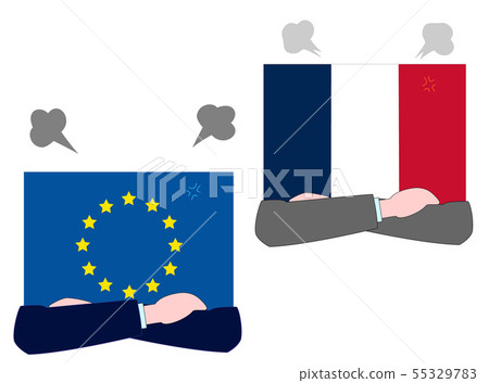 It represents the state of diplomacy between France and the EU. 55329783