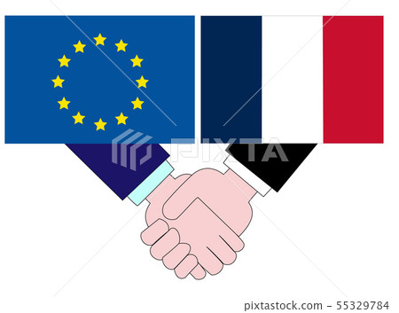It represents the state of diplomacy between France and the EU. It represents the state of diplomacy between France and the EU. 55329784
