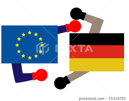 It represents the state of diplomacy between Germany and the EU. It represents the state of diplomacy between Germany and the EU. 55329785