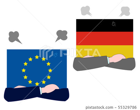 It represents the state of diplomacy between Germany and the EU. It represents the state of diplomacy between Germany and the EU. 55329786