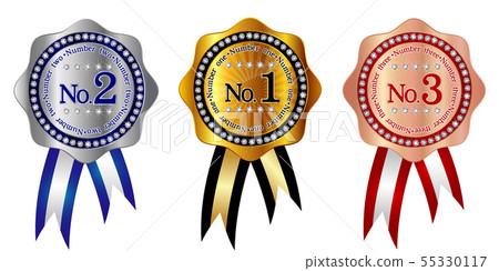獎牌帶金圖標 55330117
