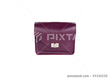 Fashion purse handbag on white background 55330250
